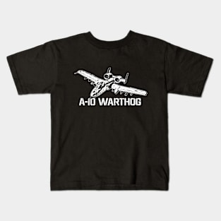 A-10 Warthog Plane  Thunderbolt 2 Aircraft Kids T-Shirt